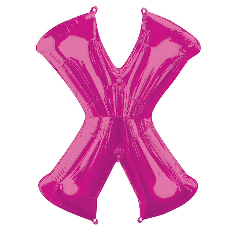 SS LETTER X - Helium Filled