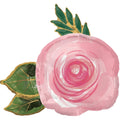 SS BRIGHT FLORALS PINK ROSE FOIL BALLOON - HELIUM Filled