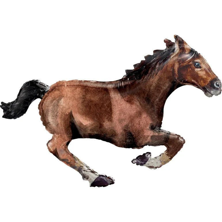 SS GALLOPING HORSE FOIL BALLOON - Helium Filled