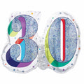 SS HERE'S TO YOUR BIRTHDAY 30 FOIL BALLOON - Helium Filled