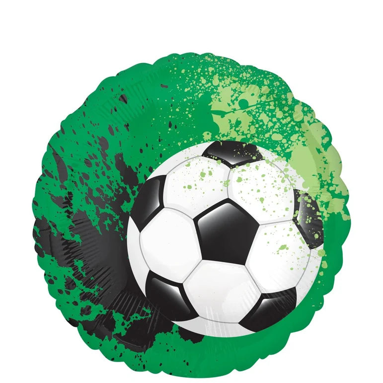 18C GOAL GETTER SOCCER FOIL BALLOONS - Helium Filled
