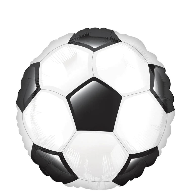 JUMBO SOCCER FOIL BALLOONS - Helium Filled
