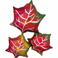 SS LEAVES IRIDSCENT FOIL BALLOONS - HELIUM Filled