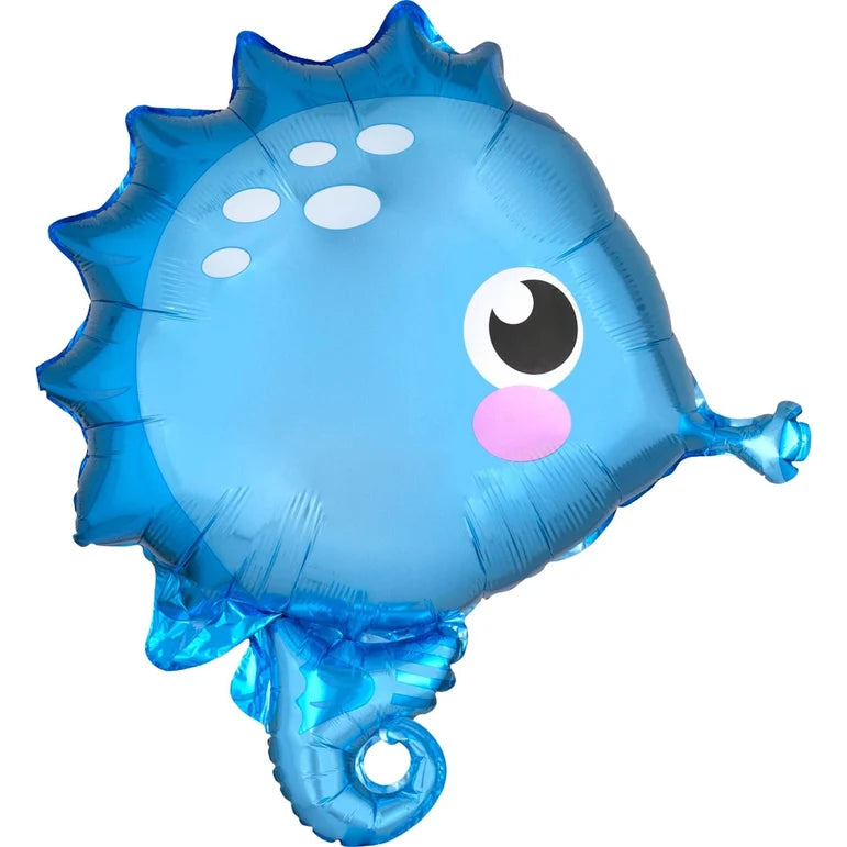 SS SEAHORSE STANDARD SHAPE FOIL BALLOON - Helium Filled