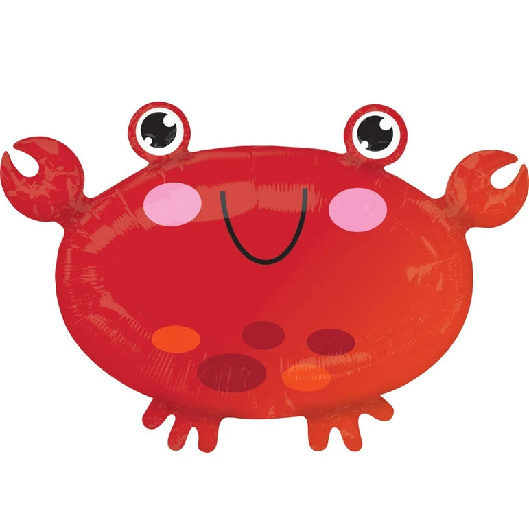 SS CRAB STANDARD SHAPE FOIL BALLOON - Helium Filled
