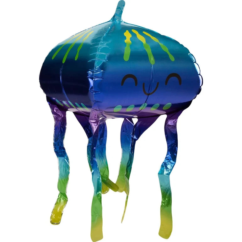 SS JELLYFISH ULTRASHAPE FOIL BALLOON - Helium Filled
