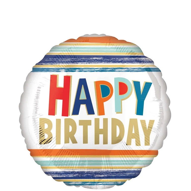 HBD LETTERS IN STRIPES