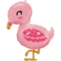 SS BABY FLAMINGO FOIL BALLOONS - HELIUM Filled