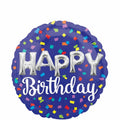 18C HAPPY BIRTHDAY DAY BALLOON LETTER FOIL BALLOON - Helium Filled