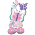 FLUTTER BUTTERFLY AIR-LOONZ FOIL BALLOONS - air-filled
