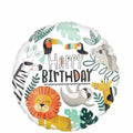 18C GET WILD FOIL BALLOON - Helium Filled