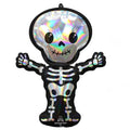 SS HOLOGRAPHIC SKELETON FOIL BALLOONS - HELIUM Filled