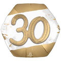 SS GOLDEN AGE 30 MULTI FOIL BALLOON - Helium Filled