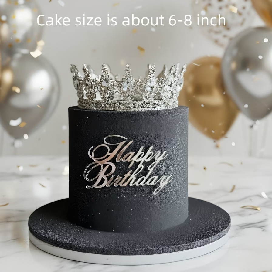 Happy Birthday Cake Toppers Acrylic Letter Cake Decoration