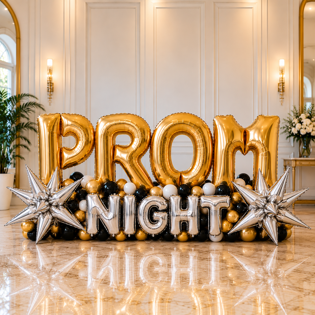 Exquisite PROM Night Balloon Arrangement