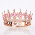 Fashion Luxury Rhinestone PINK Crown/Tiara