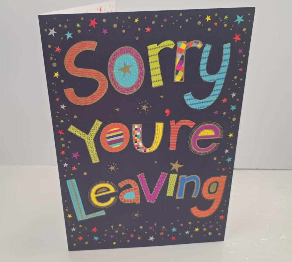 Sorry You're Leaving JUMBO Greeting Card