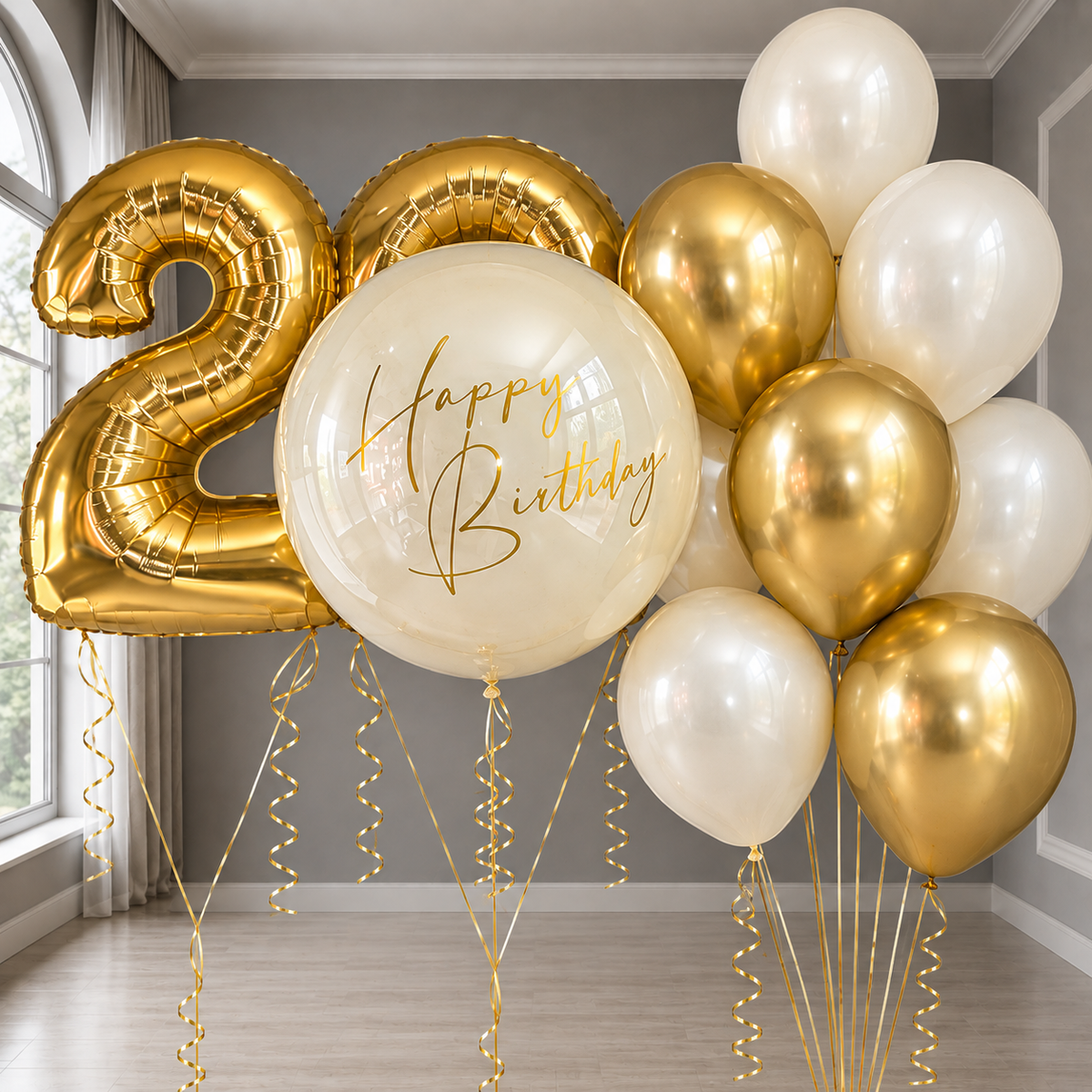 Any 2 Number Aesthetic Customized Balloon Set