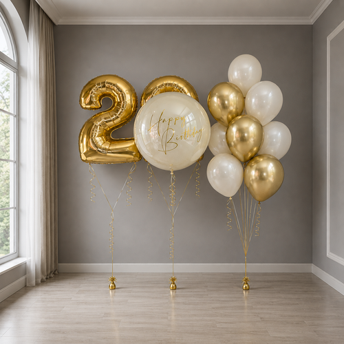Any 2 Number Aesthetic Customized Balloon Set