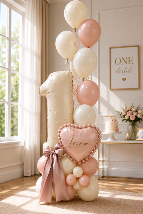 Any Number Aesthetic Balloon Arrangement