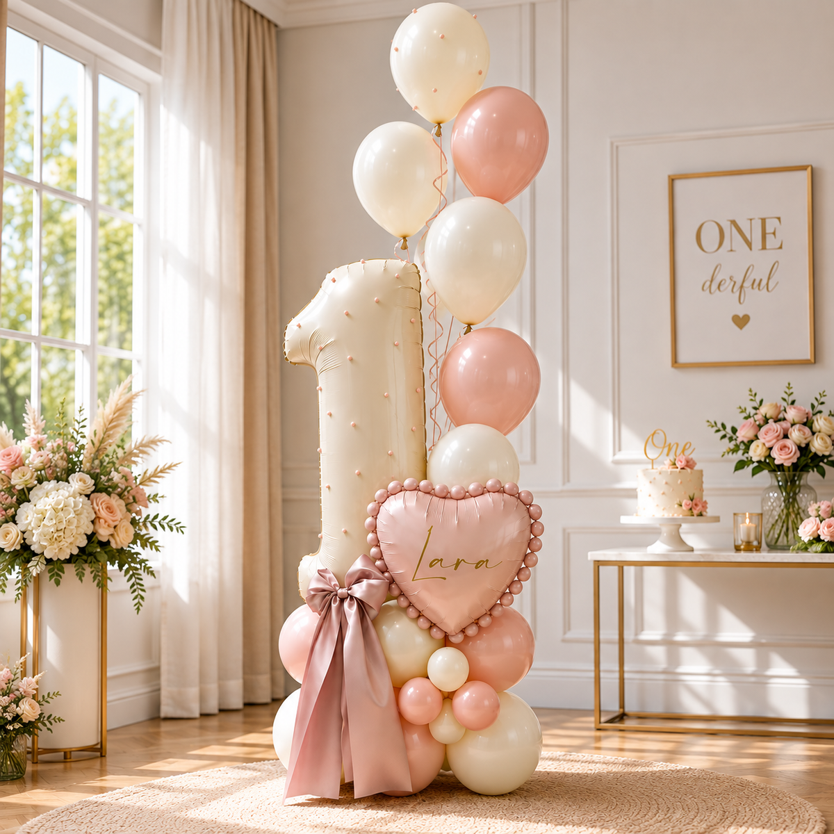 Any Number Aesthetic Balloon Arrangement