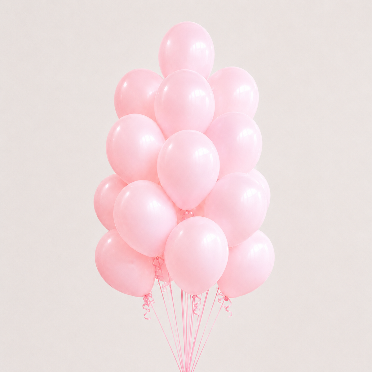 Pink Blush Latex Balloon Bouquet - 18/24count