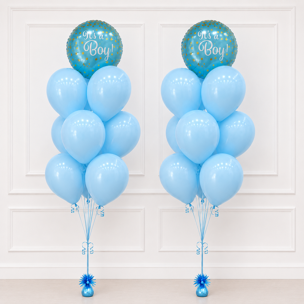 New Born 18inches Boy or Girl Balloon Bouquet
