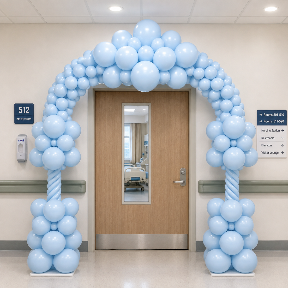 New Born Roman FULL Balloon Arch 6meter - 1DAYS NOTICE - Not Possible For Delivery