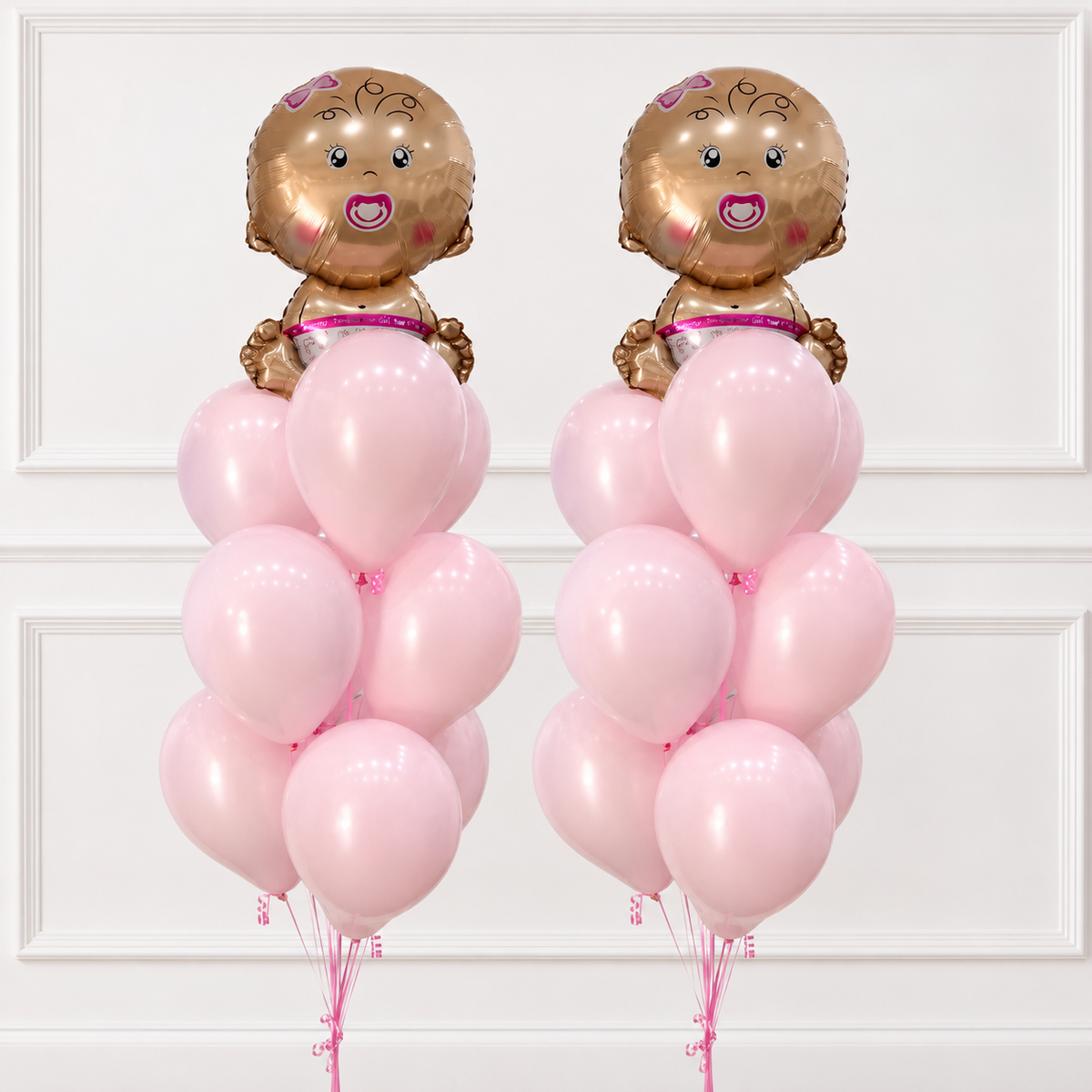 Baby on Diaper Boy or Girl NewBorn Balloon Bouquet