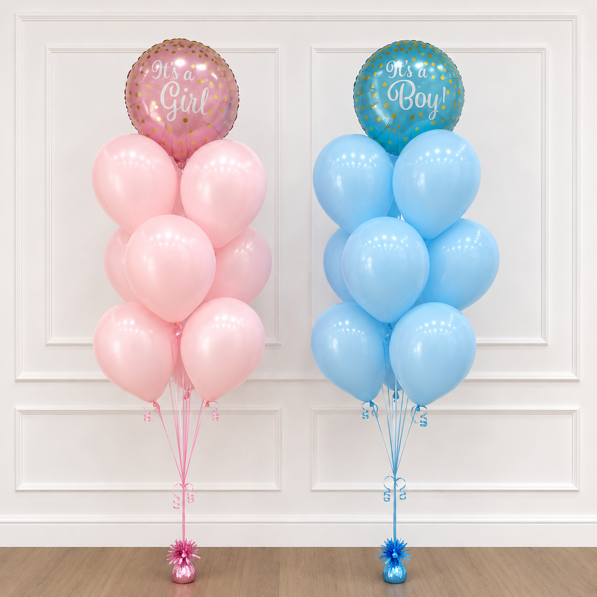 New Born 18inches Boy or Girl Balloon Bouquet
