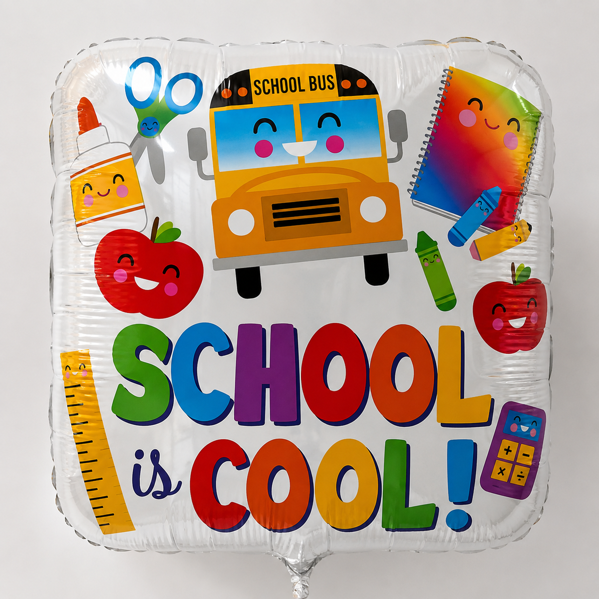 School is FUN 18inches Foil Balloons - Helium Filled