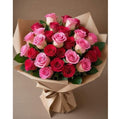 Bubbly Blush Pinkie Promise Flowers Hand Bouquet