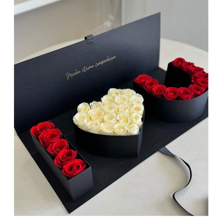 I ❤️ U Roses Flower Arrangement on  Box