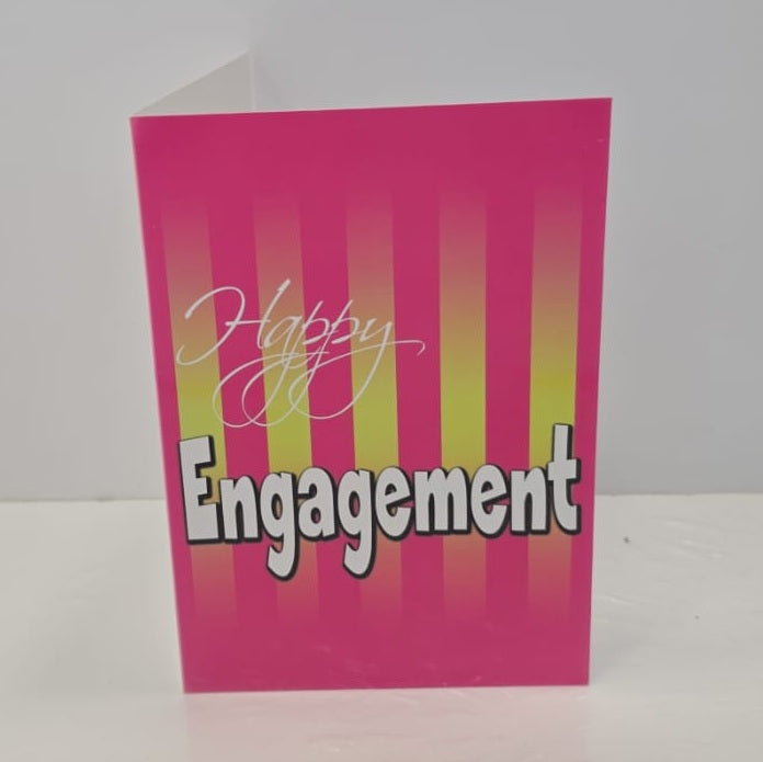 Happy Engagement Blank Greeting Card