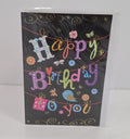 Happy Birthday to You Flower Butterfly & Birds Greeting Card
