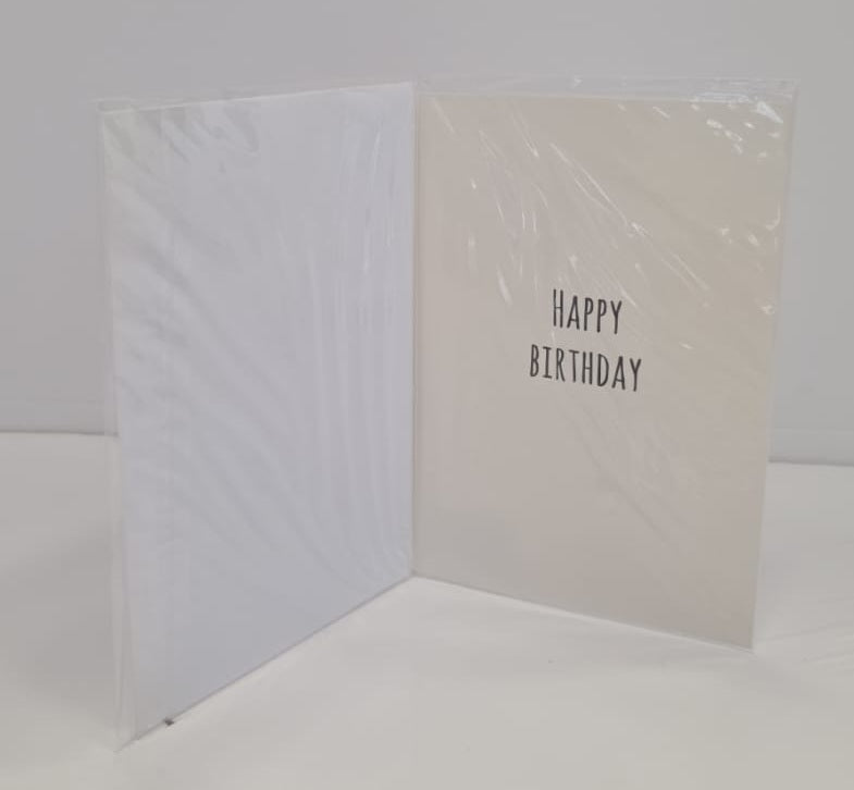 Happy Birthday to You Flower Butterfly & Birds Greeting Card