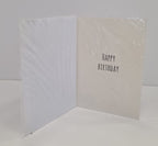 Happy Birthday to You Flower Butterfly & Birds Greeting Card