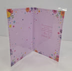 ON YOUR Birthday Flower Cake & Candles Greeting Card