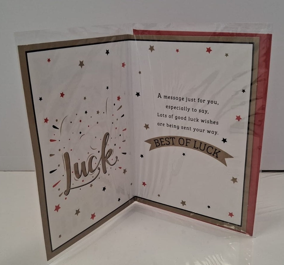 WISHING YOU Good Luck YOU'LL DO GREAT Greeting Card