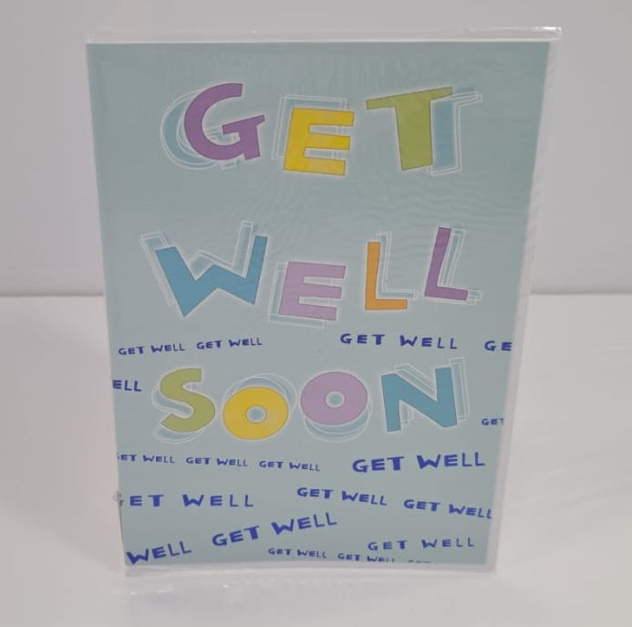 GET WELL SOON Around Greeting Card