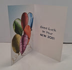 Good Luck In Your NEW JOB Balloons Greeting Card