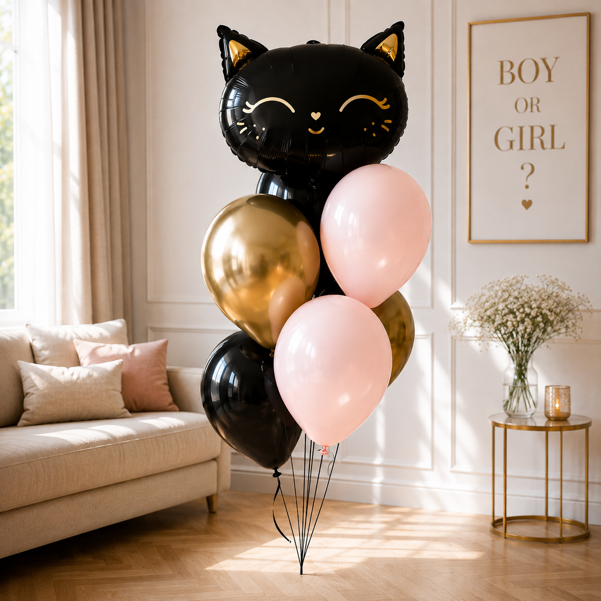 Sophisticated CATTIE Princess Balloon Bouquet