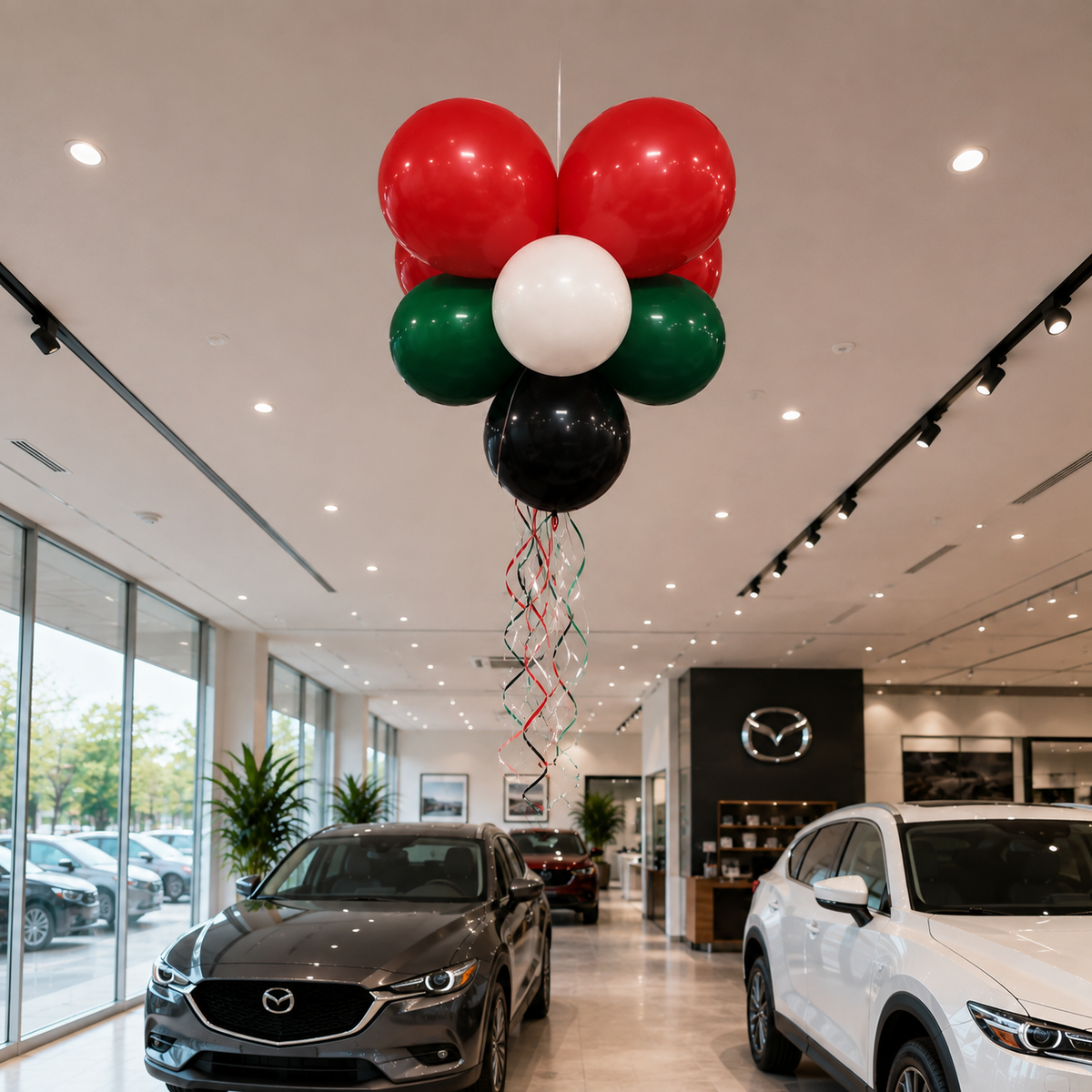 UAE National Day Celebration - OVERHEAD Design - Air-filled (Need to Hang from Ceiling)