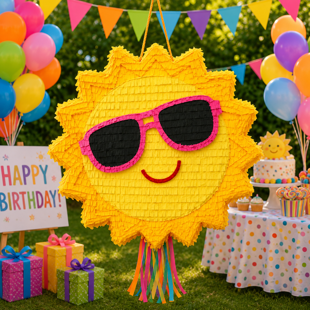 COOL SUN PIÑATA PRE-ORDER | 3 Days Production | FREE Stick Included!