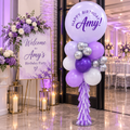 Customized Classic Lilac Balloons Standee