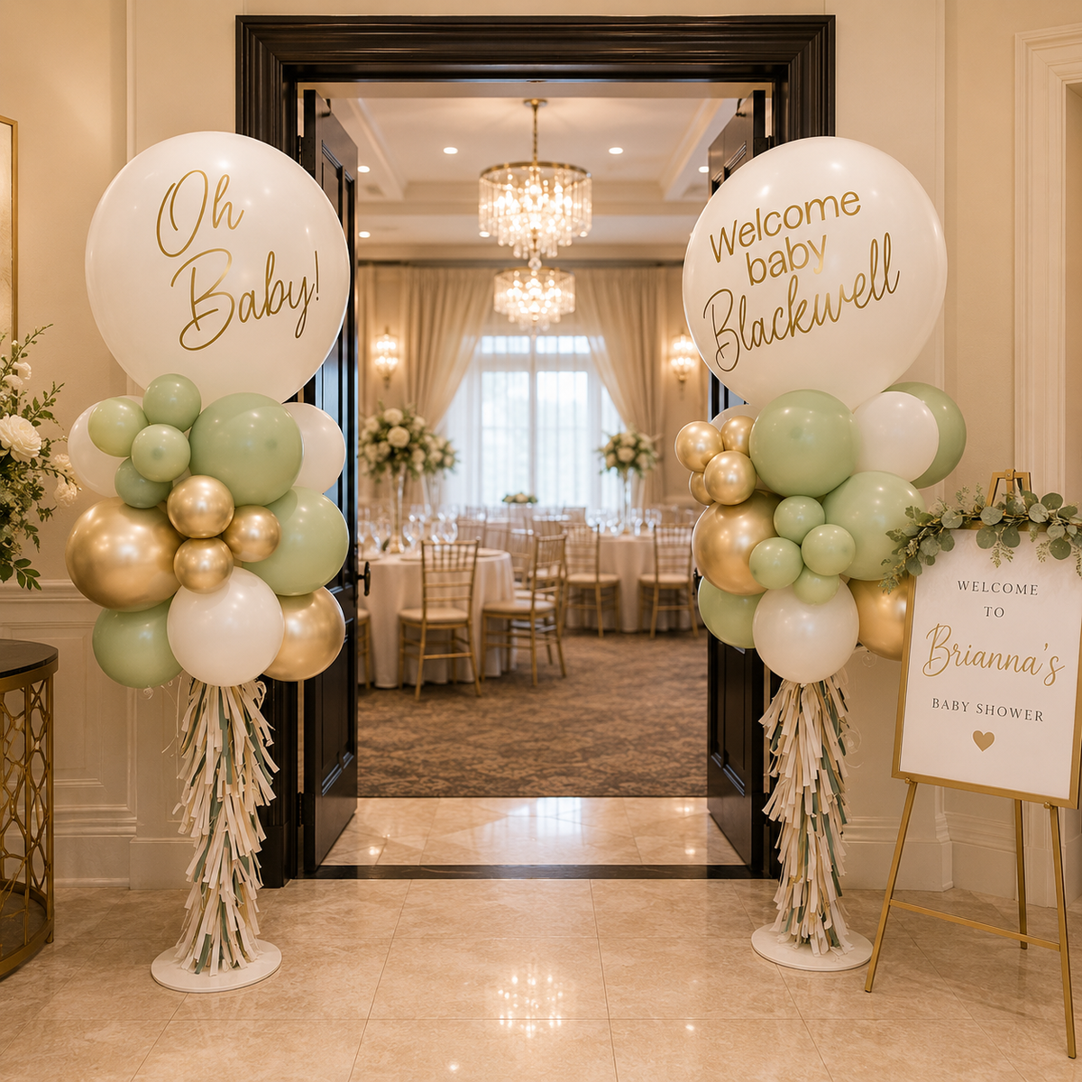 Customized Classic Aesthetic Balloons Standee Set
