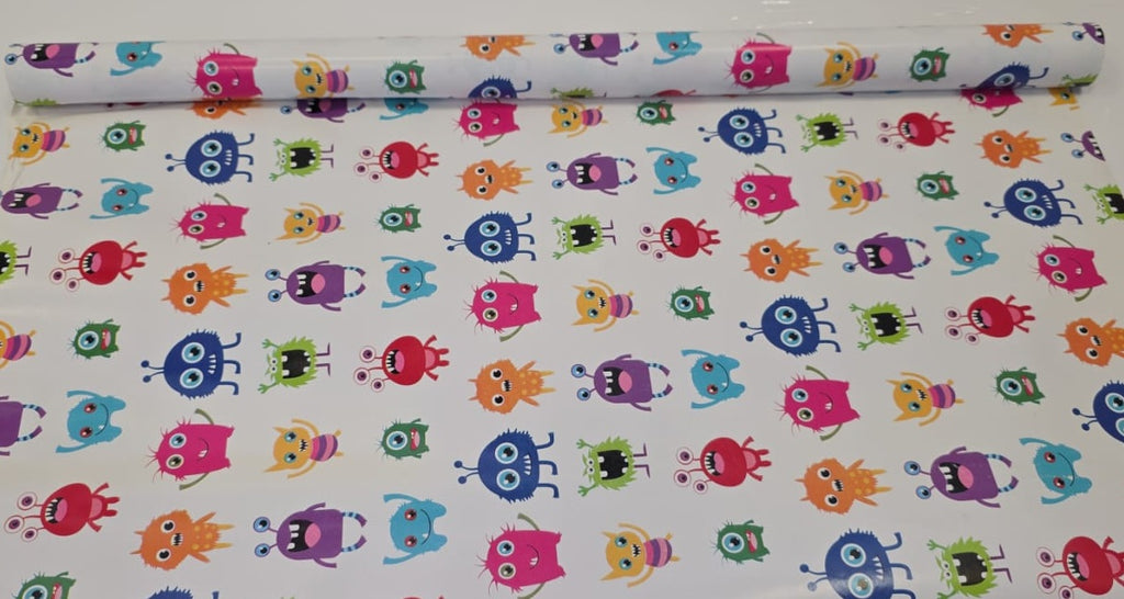 Cute Aliens Gift Wrapper - per Roll