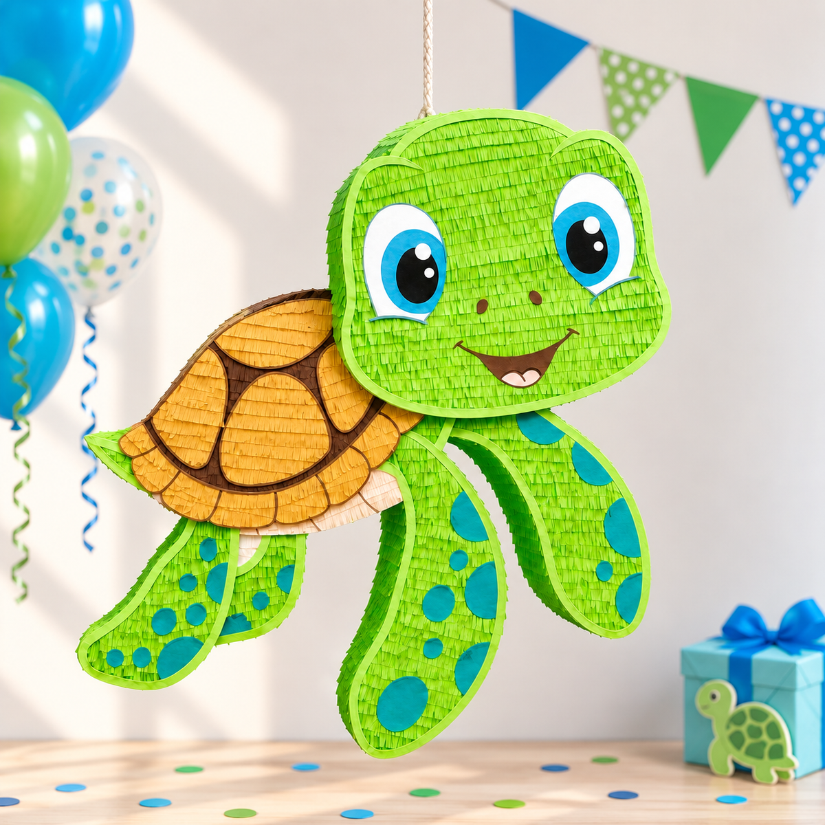 CUTE TURTLE PIÑATA PRE-ORDER | 3 Days Production | FREE Stick Included!