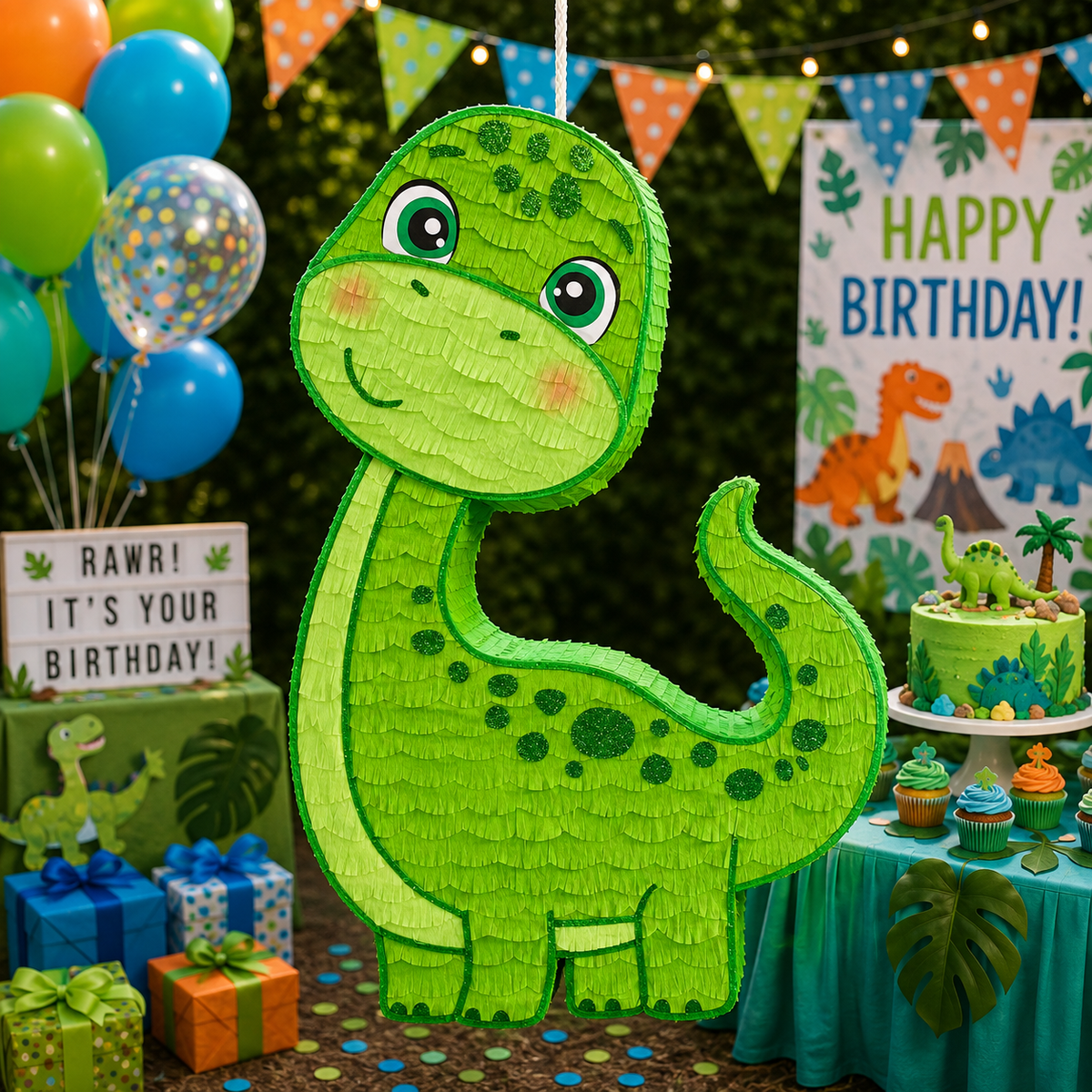 DINOSAUR PIÑATA PRE-ORDER | 3 Days Production | FREE Stick Included!