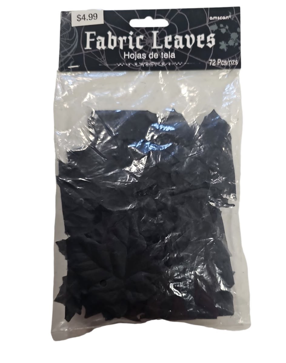 FABRIC LEAVES 72pcs